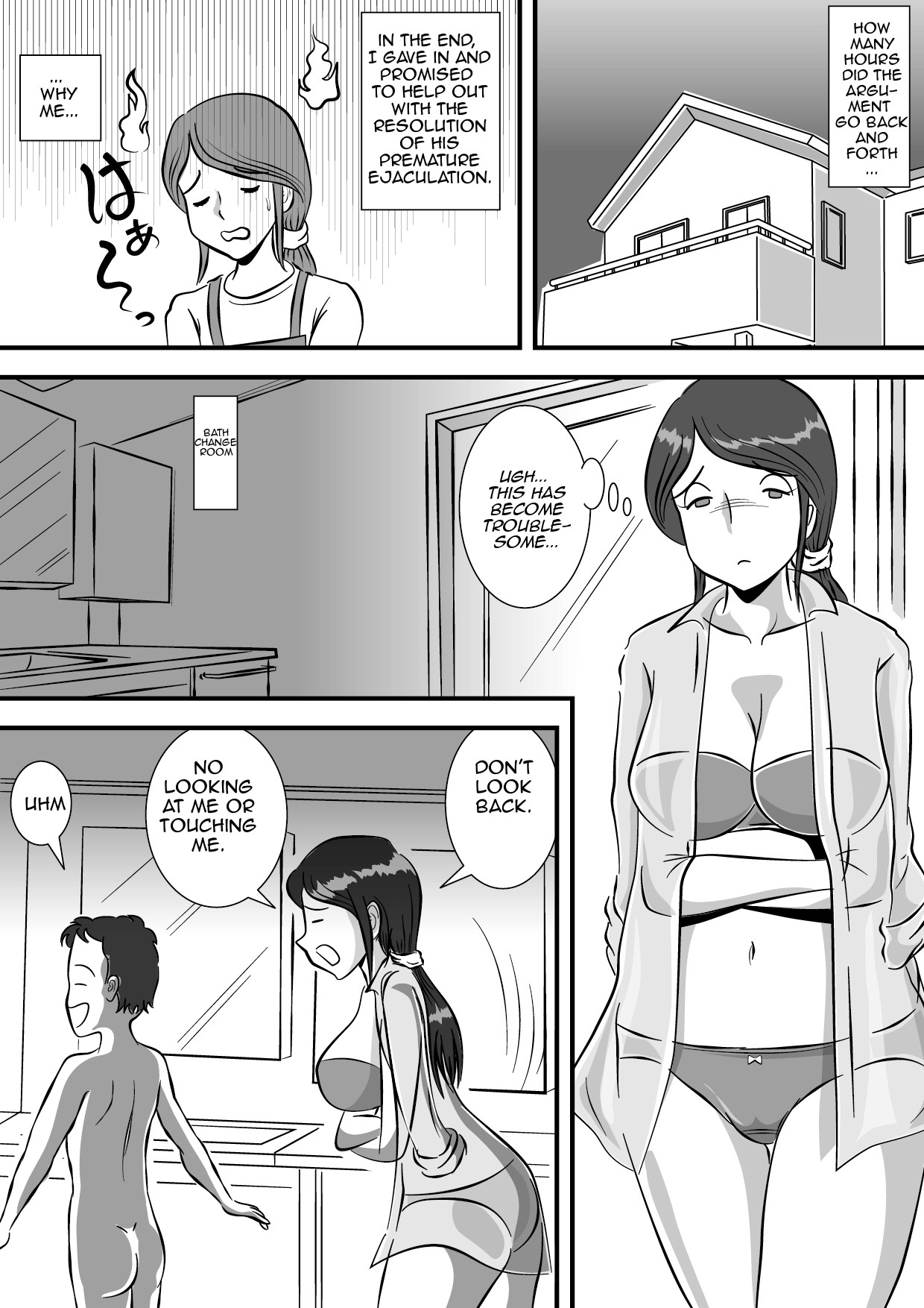 Hentai Manga Comic-Mother and her P.E. Son-Read-8